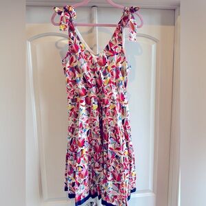 THML Dress with Adjustable Shoulder Ties
